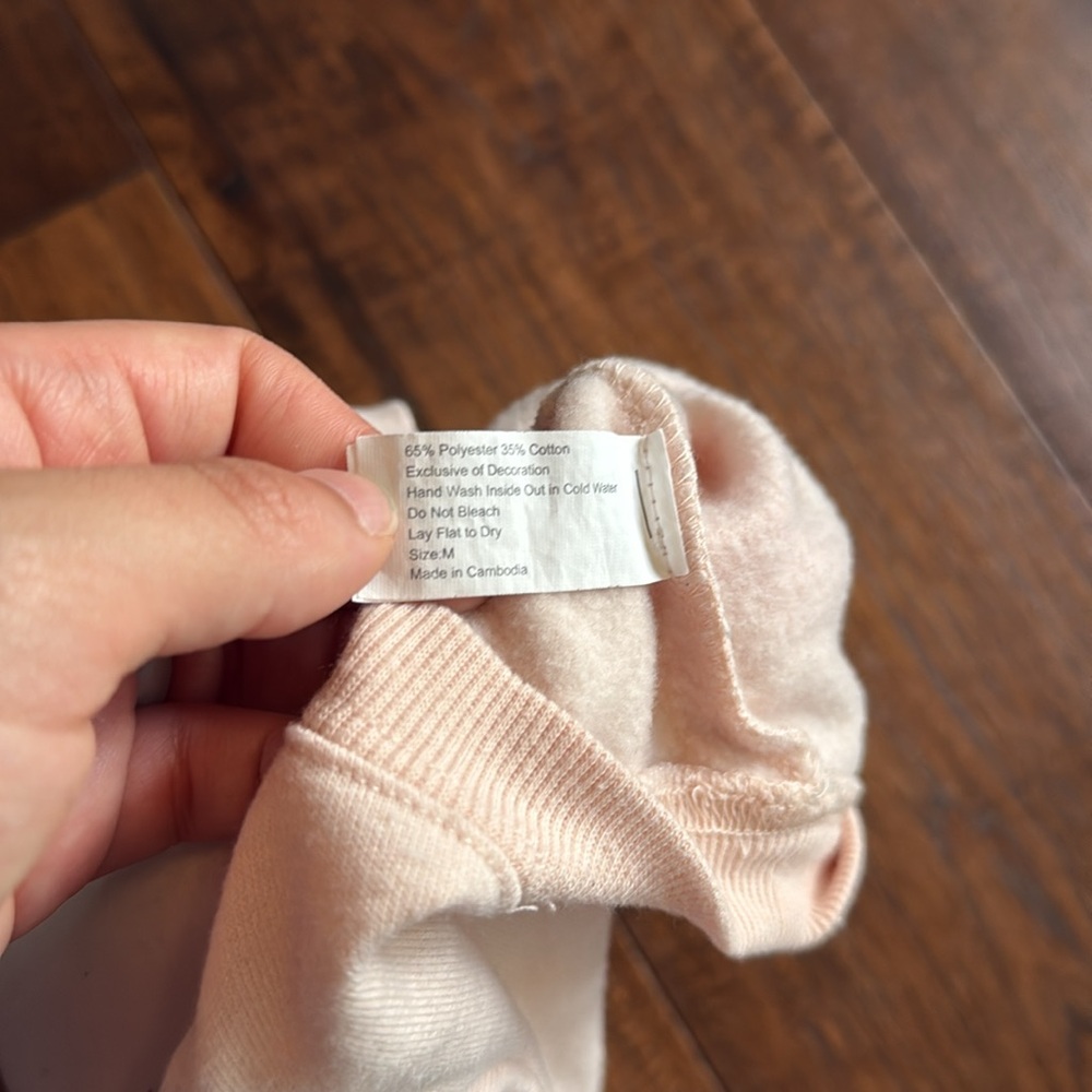 Pink Bone Hoodie Dog Sweater Medium - Picture 3 of 3
